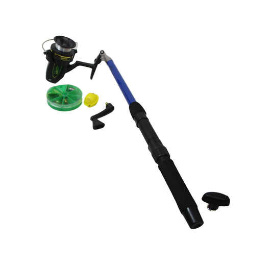 Fishing Rod Gear Set With Plastic Bait