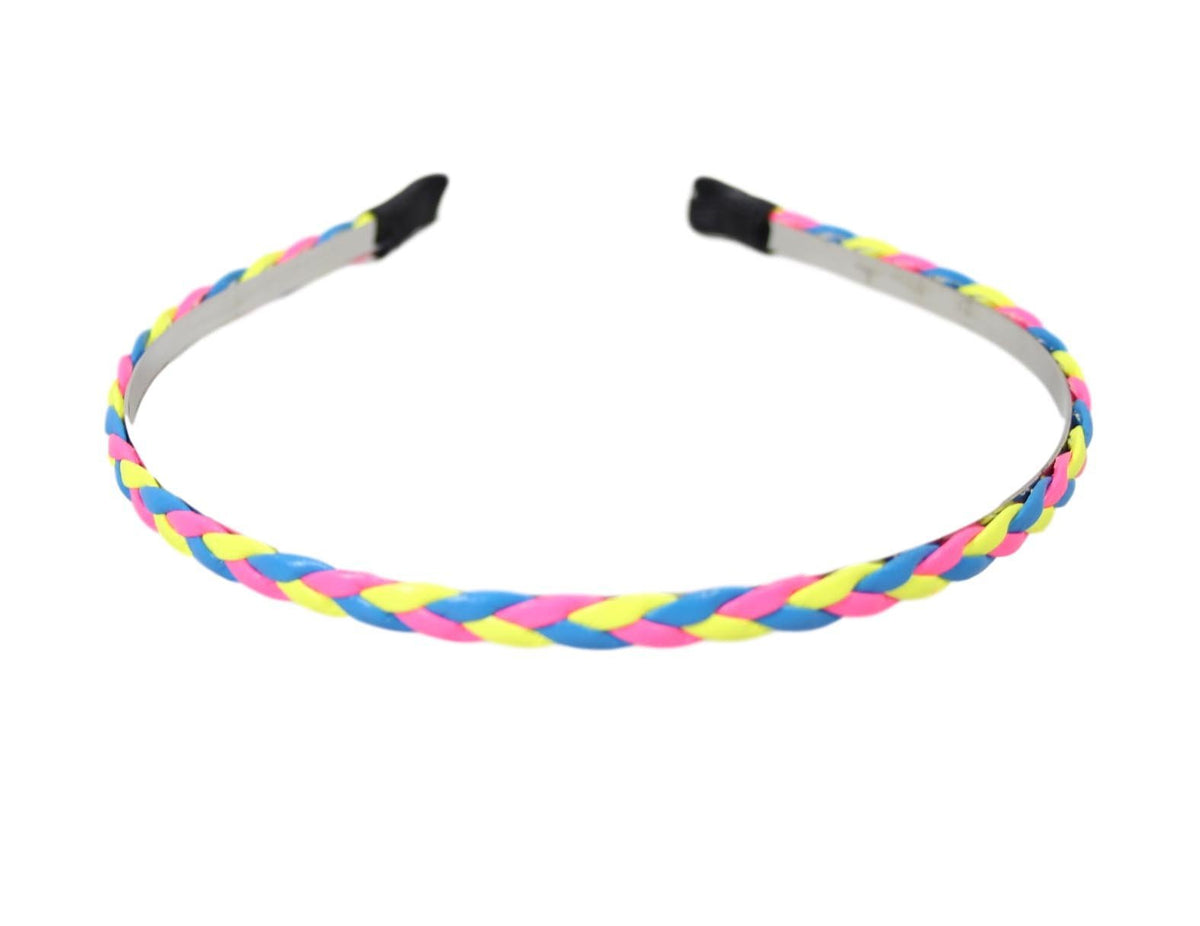 Ladies Girls Neon Style Stylish Headbands Assorted Colour Headbands 1 Size