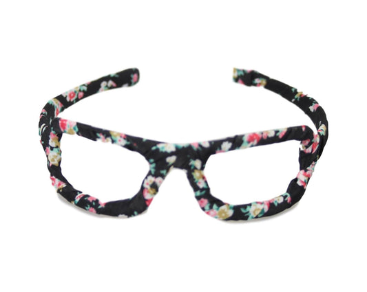 Girls Fancy Fabric Stylish Hair Head Band Glasses Design Assorted Colours 2644