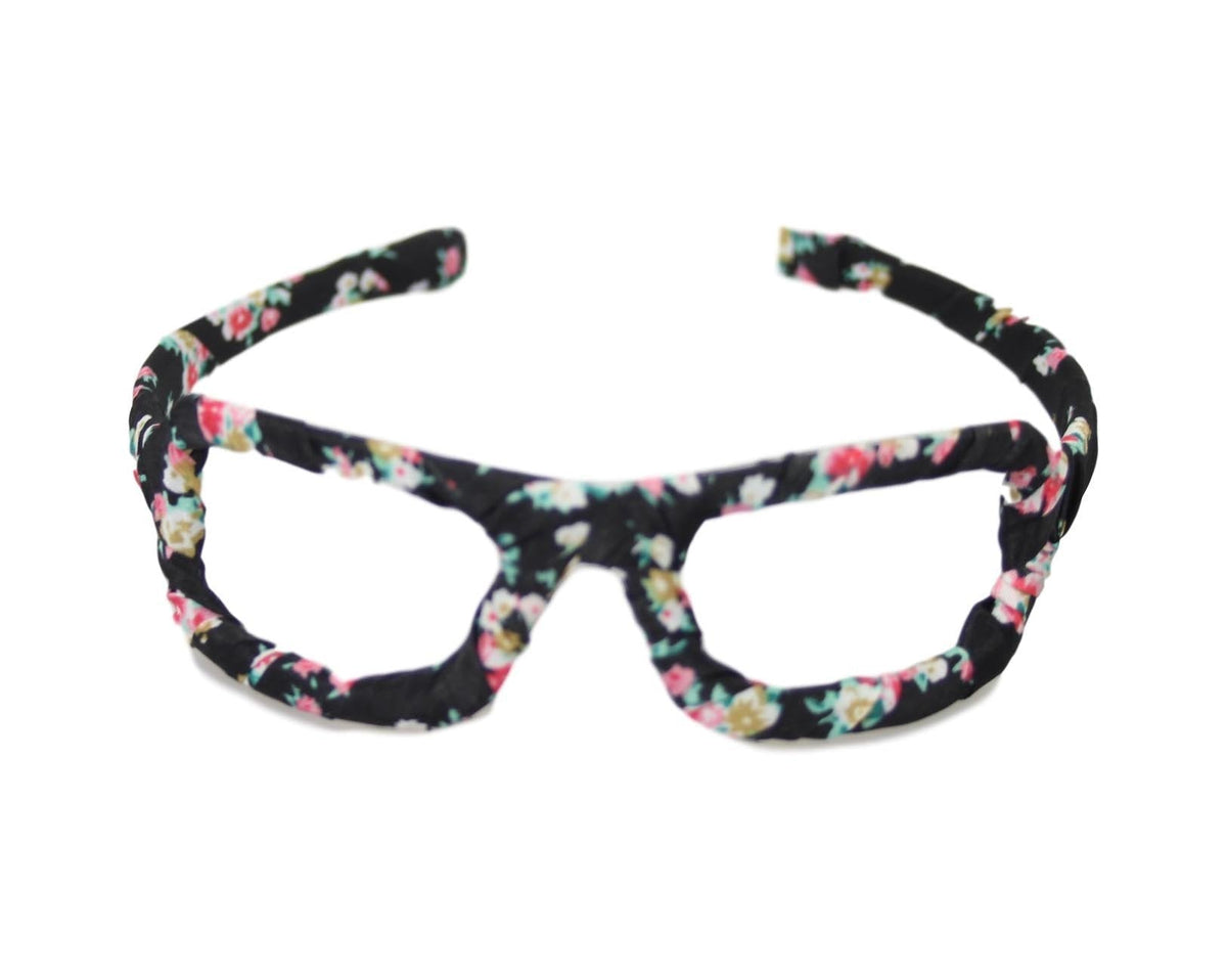 Girls Fancy Fabric Stylish Hair Head Band Glasses Design Assorted Colours