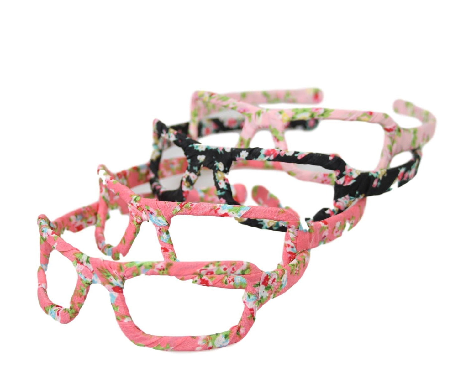 Girls Fancy Fabric Stylish Hair Head Band Glasses Design Assorted Colours 2644