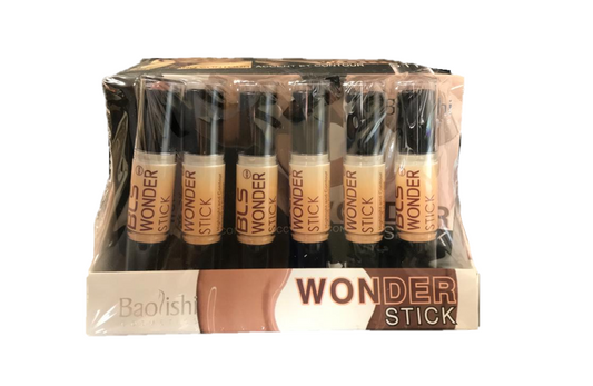 Baolishi 2 in 1 Highlight and Contour Wonder Stick Assorted Colours Box of 24 2676
