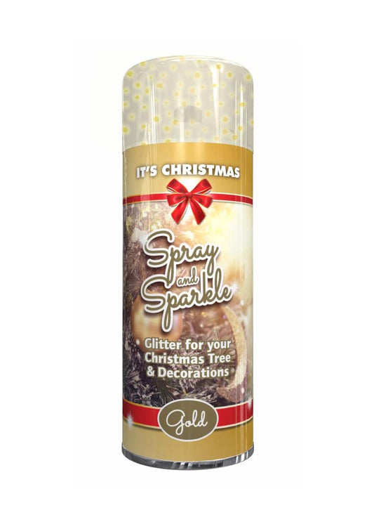 Glitter Spray Paint Gold 200ml 2694