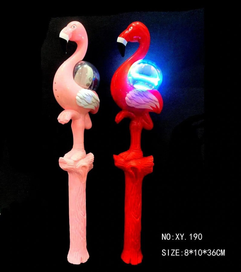 190 Light Up &Amp; Sound Flamingo Toy Batteries Included