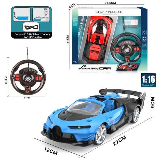 Remote Control Bugatti Style Car RC with Controller