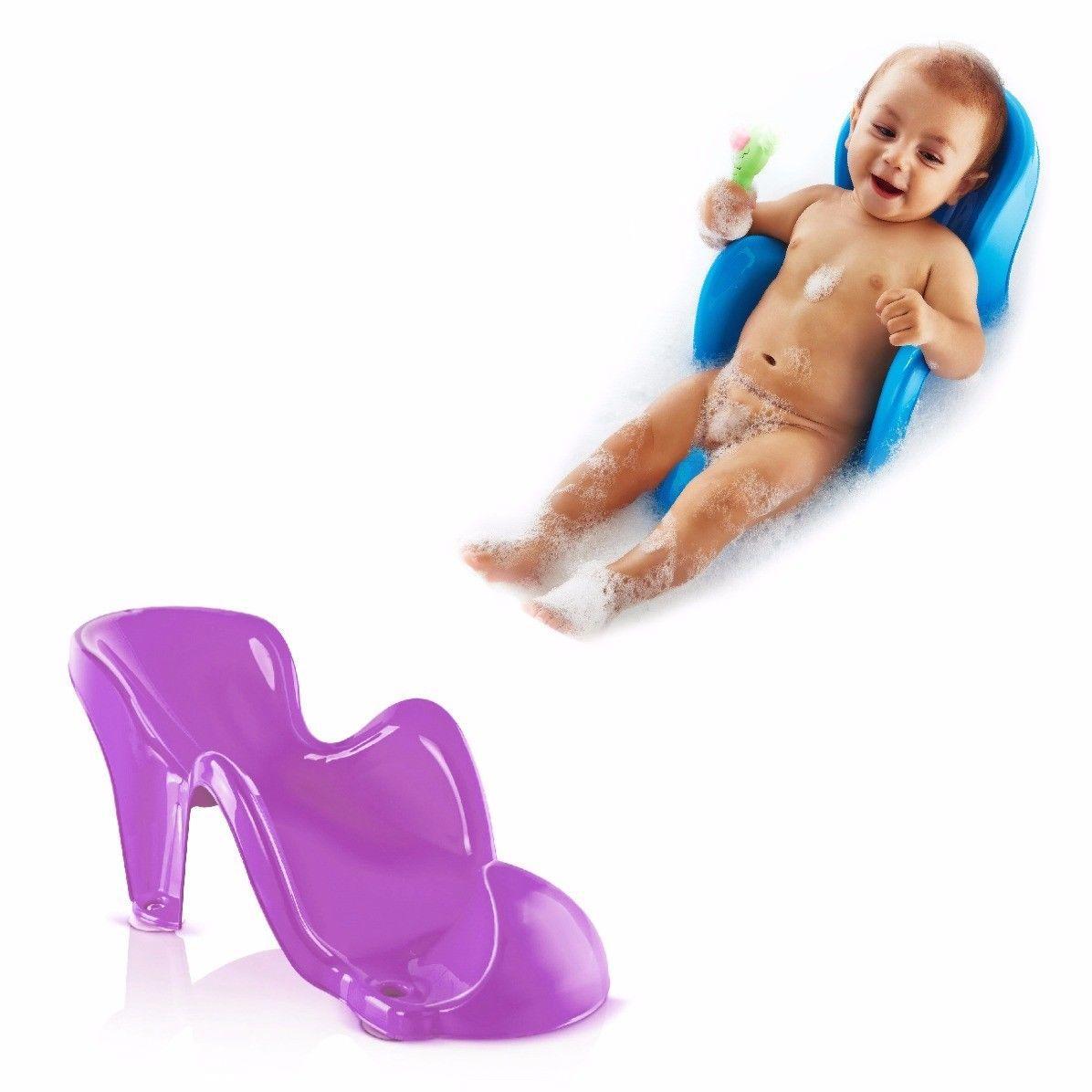Plastic Baby Bath Seat 0-6 Months 8kg/17.6lb Assorted Colours D11104