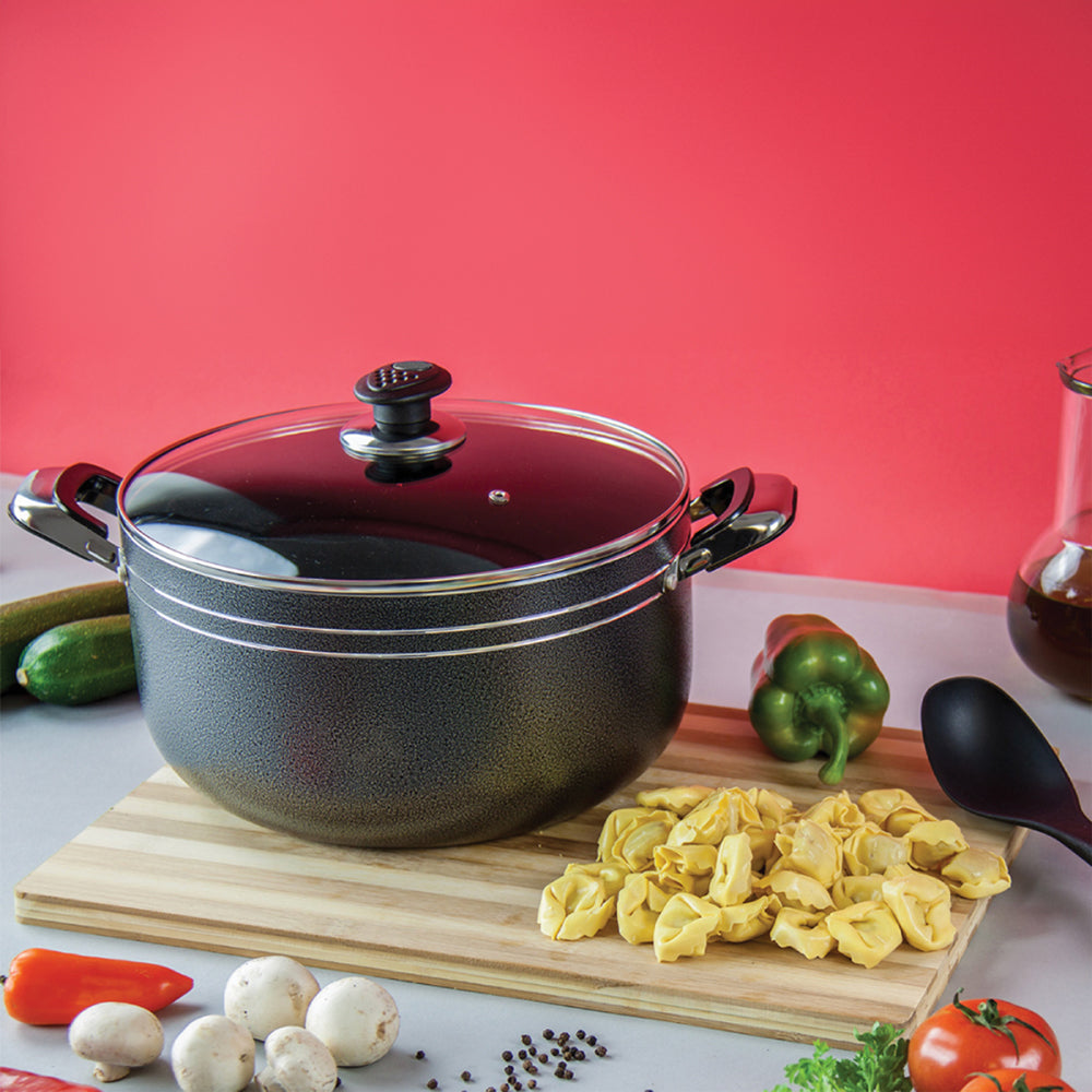 Una Non-Stick Athena Stockpot Set Of 5 18-20-22-24-26Cm