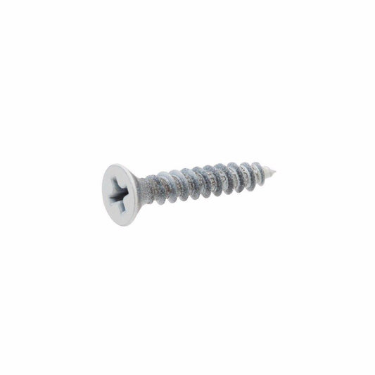 Pack Of 80 Zinc Wood Screws 6 x 5/8 Pozi Countersunk Hardened Twin Thread 0010