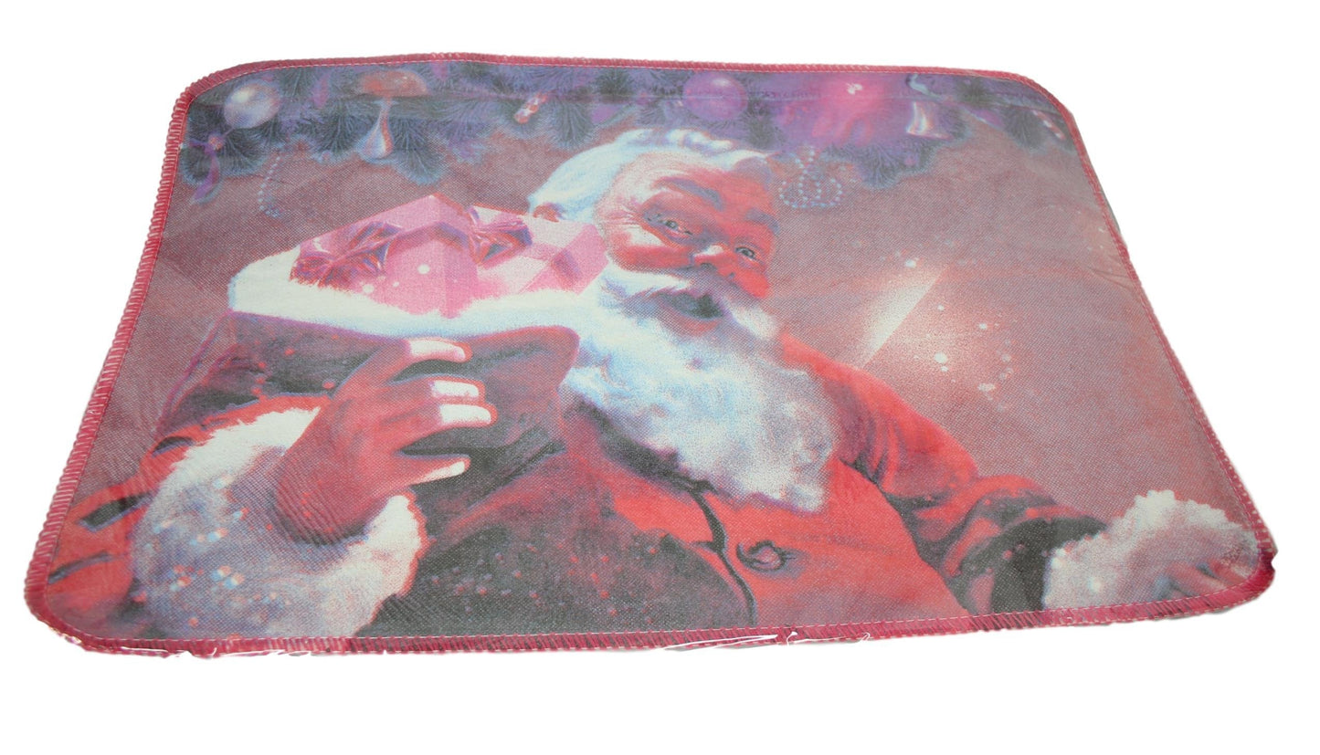 Christmas Santa Claus Doormat Rug 58 x 39 cm Assorted Designs 2785