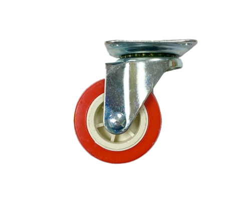 Red Trolley Wheel Diy 2"