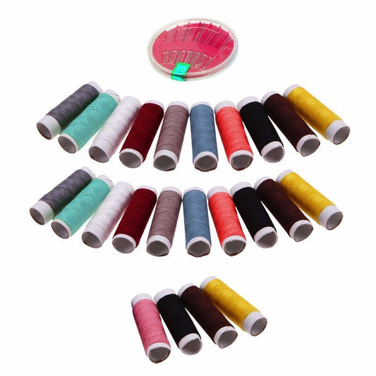 Sewing Kit Needle and Threads Set of 16 Assorted Colours 6521