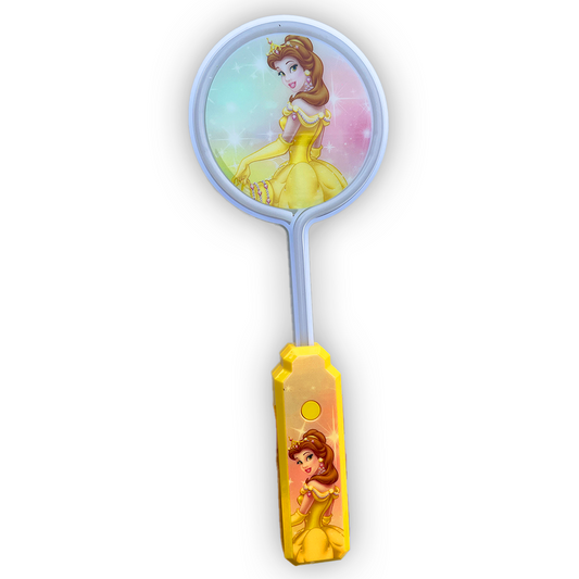 Princess Belle Style Light Up Neon Character Paddle Wand