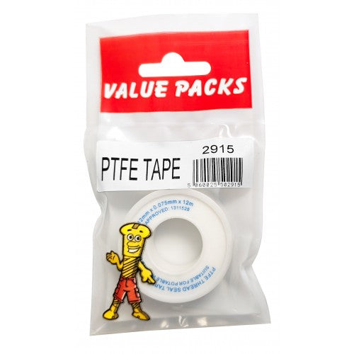 Value Pack PTFE Tape White 2915