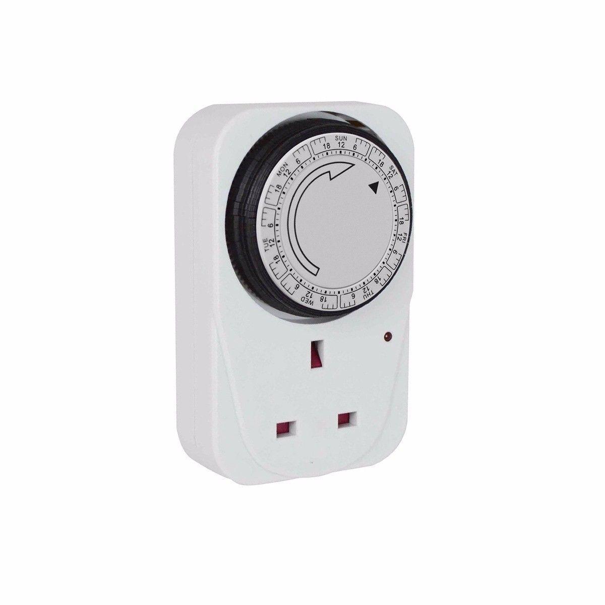Pifco Electrical Timer Socket 7 Day Programmable 3200W 250V AC-13A 0741 / TMR1008 A