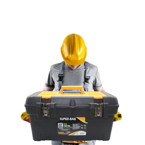 Mega Tool Box 22'' With Carry Handle Diy Home