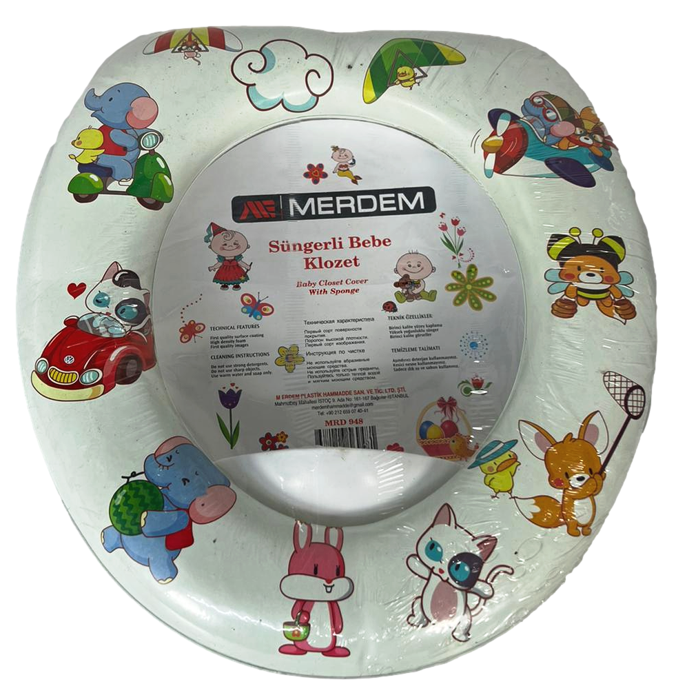 Cushioned Baby Toilet Seat 30 X 28 Cm Assorted Designs