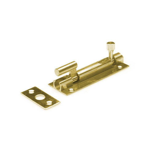 3'' Cranked Door Bolt Brass Diy 5253