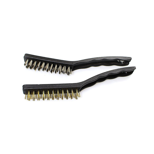 Curved Stainless Steel Wire Hand Brush Pack of 2 2001