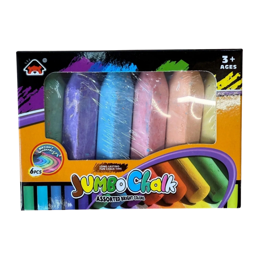 6 Colourful Chalks