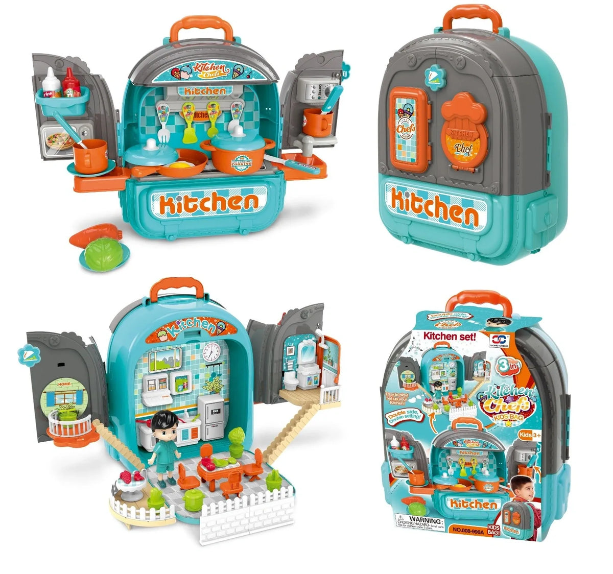Kitchen Chef 3 In 1 Accessories Backpack