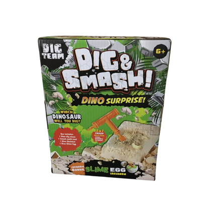 Dino Dig & Smash 2 in 1 Set