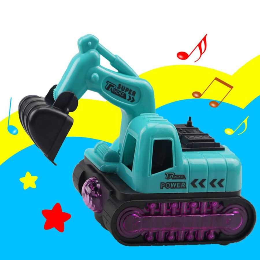 Children’s Electric Excavator Toy With Lights & Sounds