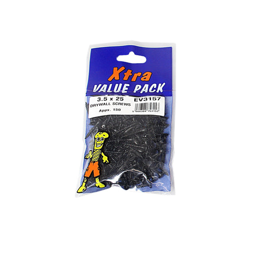 3.5 x 25 Dry Wall Screws Xtra Value Diy 5315