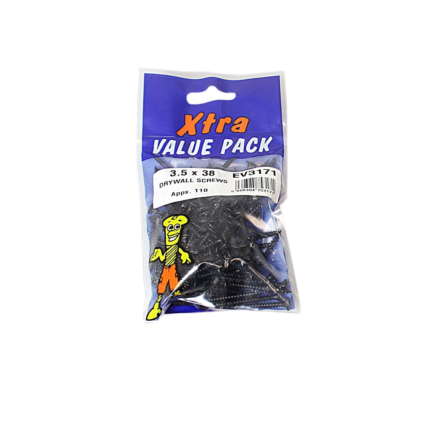 3.5 x 38 Dry Wall Screws Xtra Value Diy 5317