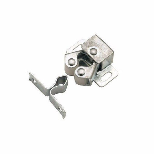 Value Pack of 2 DOUBLE ROLLER Cupboard Catch  0589