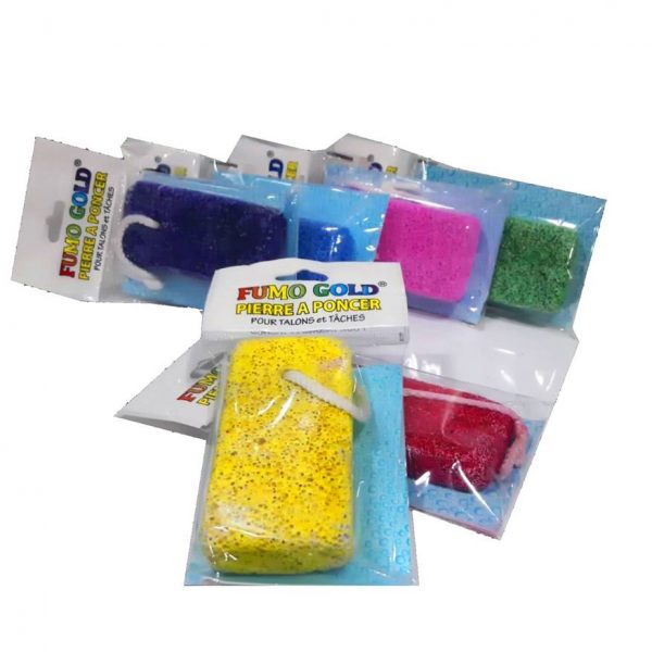 Bath Shower Volcanic Foot Pumice Stone Assorted Colours BG226 / 3084