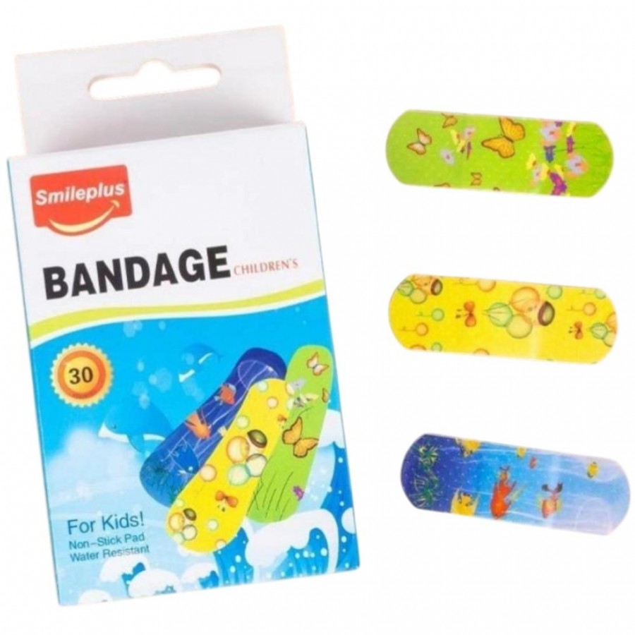 30Pk Kid Designed Plasters