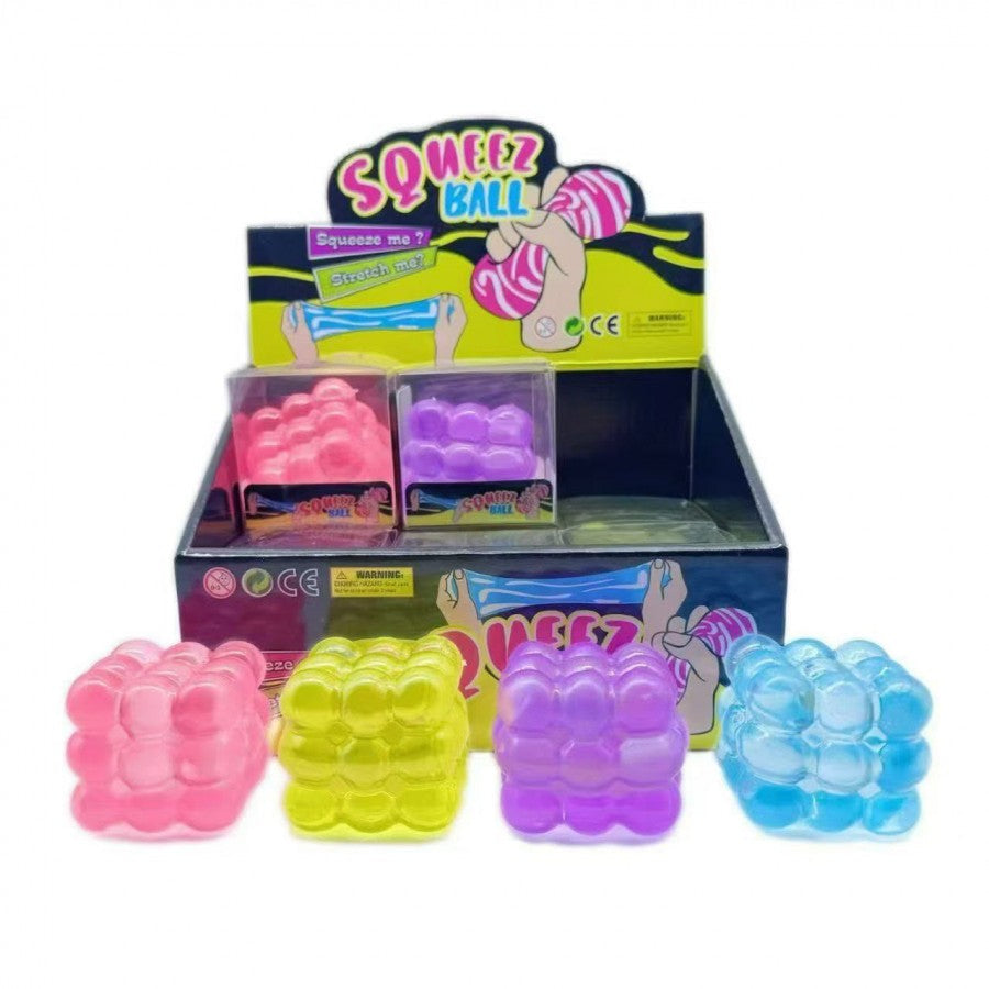 Bubbly Cube Squeez Ball