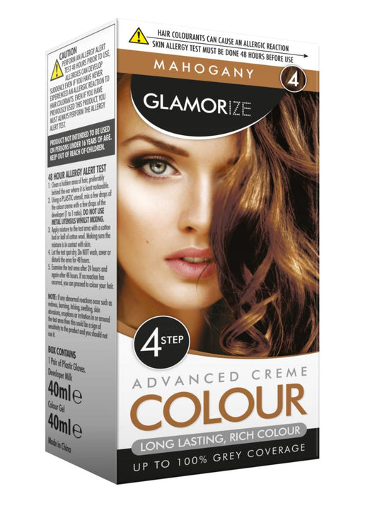 Women's Mahogany Hair Dye No.4 Advanced Creme Colour 310076