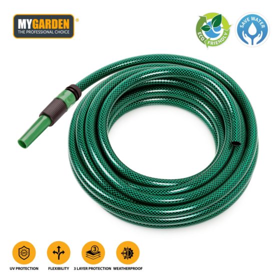 Garden Hose Pipe with Fitting 15 m 3107 A W25