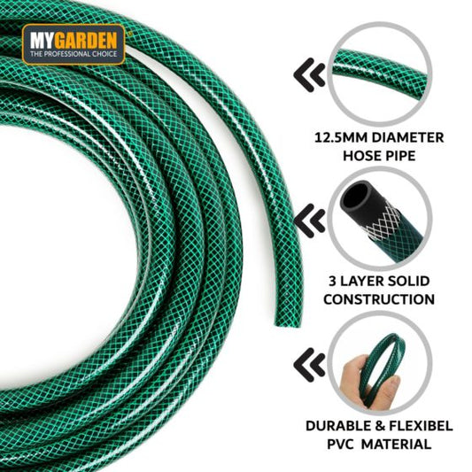 Garden Hose Pipe with Fitting 15 m 3107 A W25