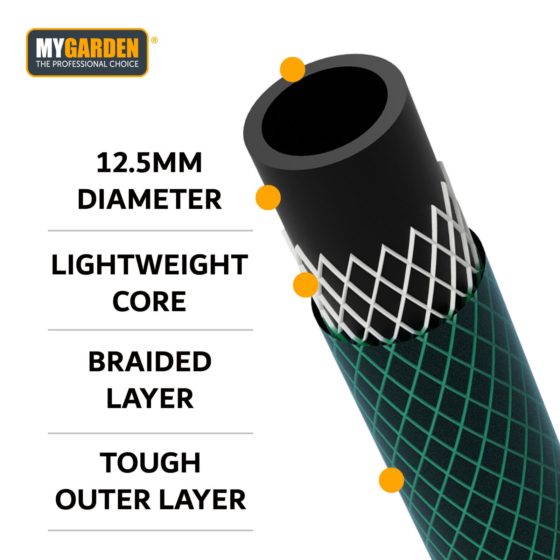 Garden Hose Pipe with Fitting 15 m 3107 A W25