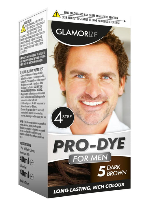 Men's Dark Brown Hair Dye No.5 Long Lasting Rich Colour 310999 A