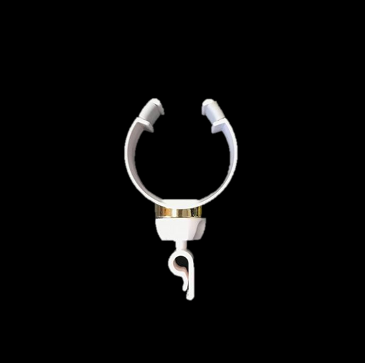 Plastic Mobile Phone Holder White 10 x 5.5 cm 3114