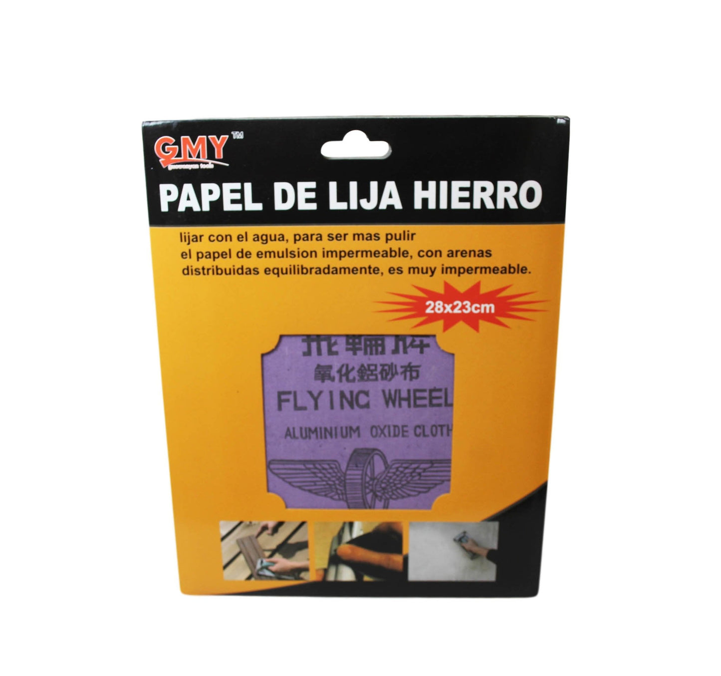 Sandproof Abrasive DIY Household Paper Smooth Walls Sandpaper 3 Pack 28 x 23cm