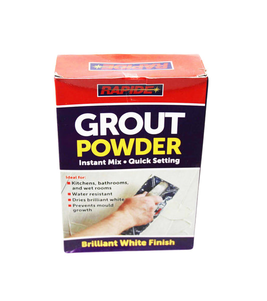 Quick Setting Grout Powder Instant Mix Brilliant White Finish Grout Powder 600g DIY 3130