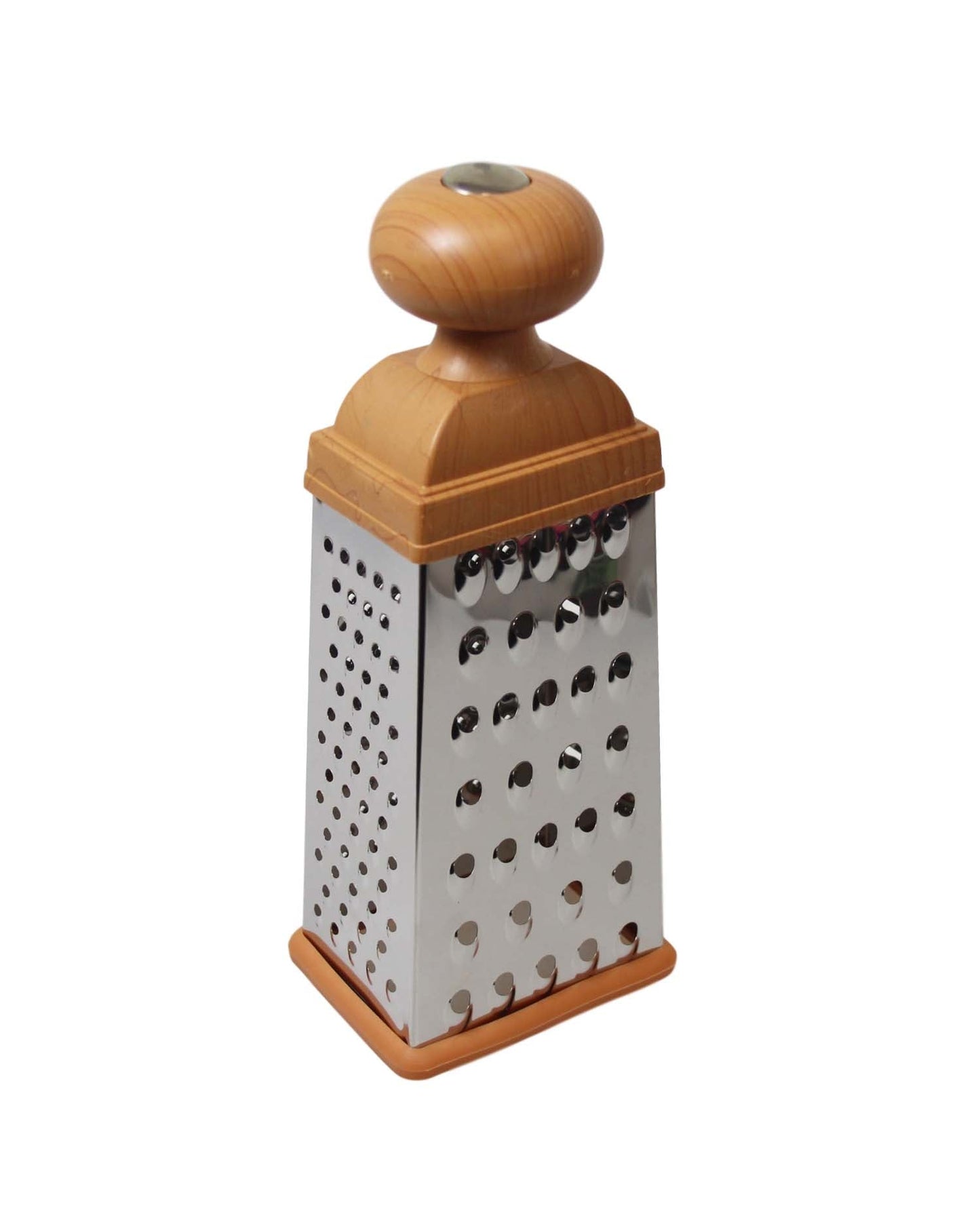 Kitchen Multipurpose Use 4 Sided Grater Ideal Food Prep Wooden Handle Grater 3140