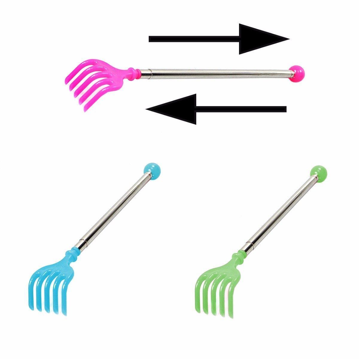 Extendable Back Scratcher 25 - 38 cm Assorted Colours 4834