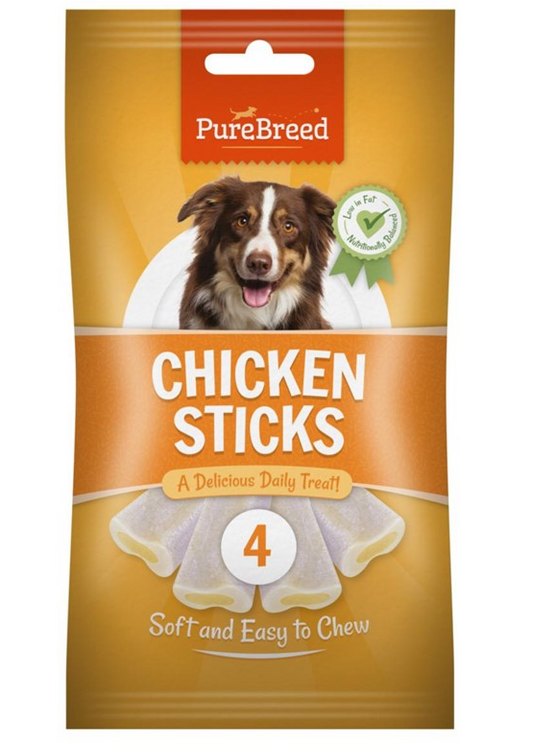 Pet Dog Treats Chicken Sticks 4 Pack 315803