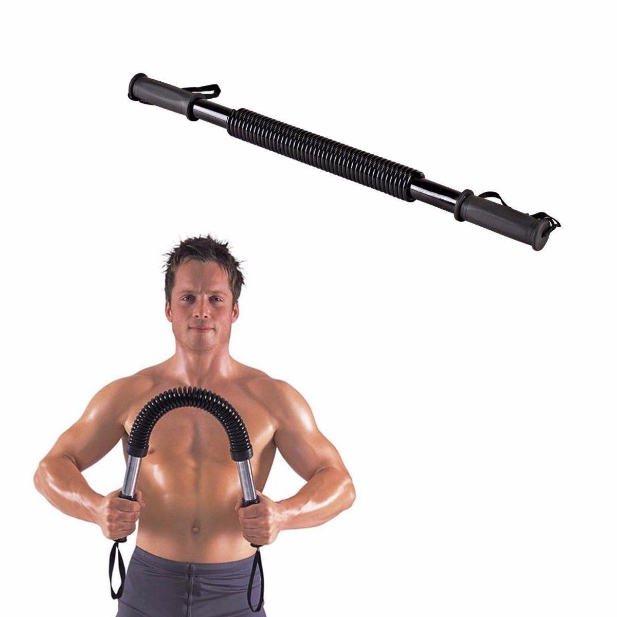 Flexible Power Twister KG Stretch Spring Bendy Bar Gym Exercise 50kg 1952 A W25