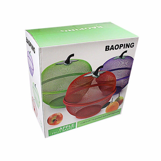 Kitchen Apple Fruit & Vegetable Bowl Basket 28.5 cm Assorted Colours 1500 A