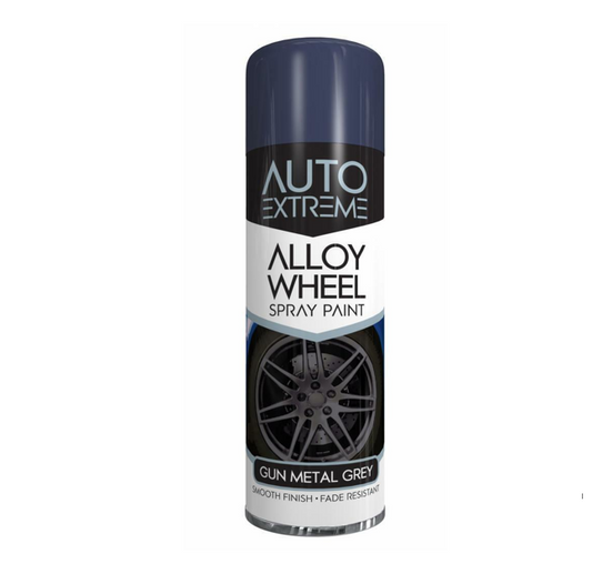 Auto Extreme Alloy Wheel Spray Paint Gun Metal Grey 300ml 3175