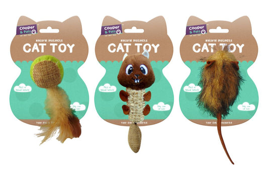 Natural Instincts Cat Toy Assorted Designs 317662