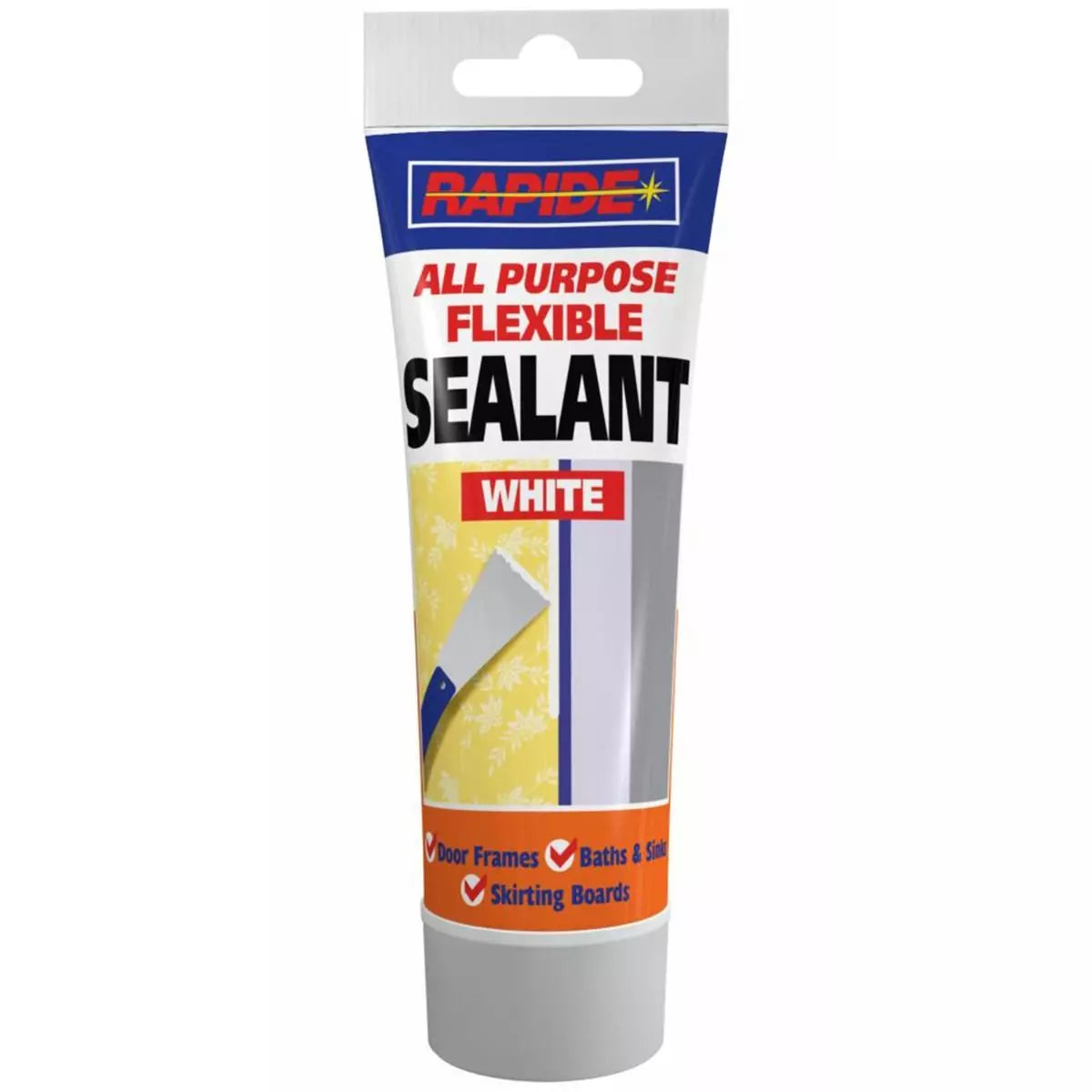Rapide Squeezy Multi All Purpose Sealant Tube White 250g 3198