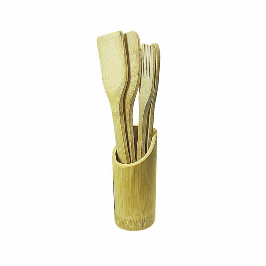 Bamboo Utensil Wooden Spoon Kitchen Set of 5 3827 / 4832