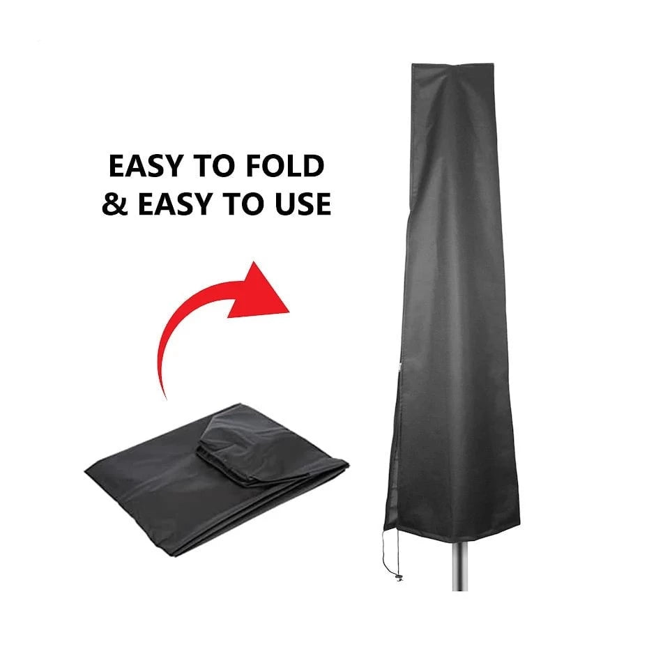 Garden Water Resistant Parasol Cover - 265cm x 70cm x 50cm